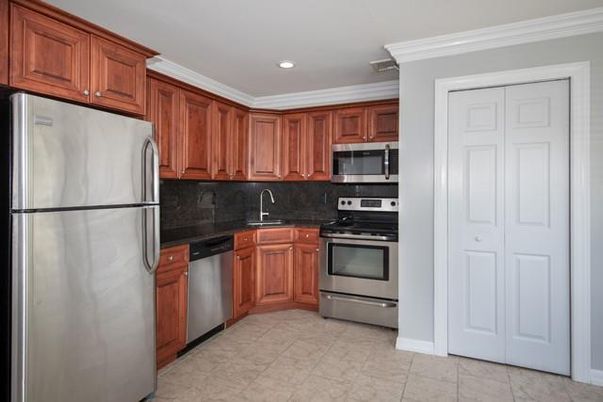 Interior, Kitchen, Recessed Lighting, Stainless Steel Appliances