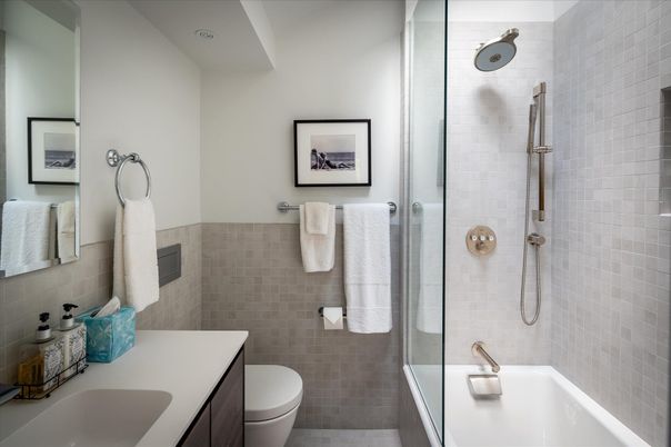 Bathroom, Glass Shower, Interior