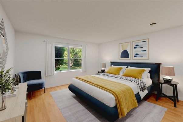Bedroom, Interior, Wood Texture Flooring