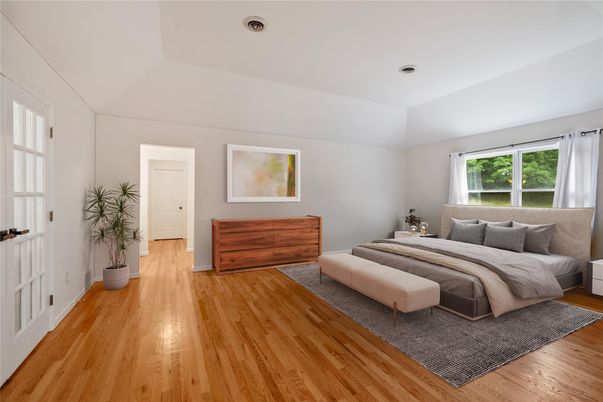 Bedroom, Interior, Wood Texture Flooring