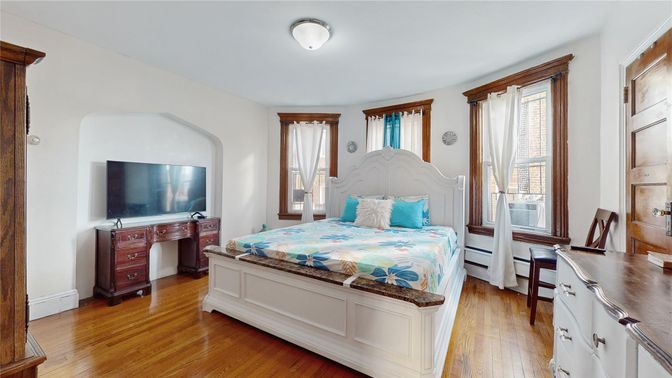 Bedroom, Interior, Wood Texture Flooring