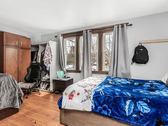 Bedroom, Home Office, Interior, Wood Texture Flooring