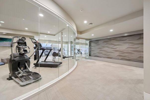 Fitness Equipment, Interior, Recessed Lighting
