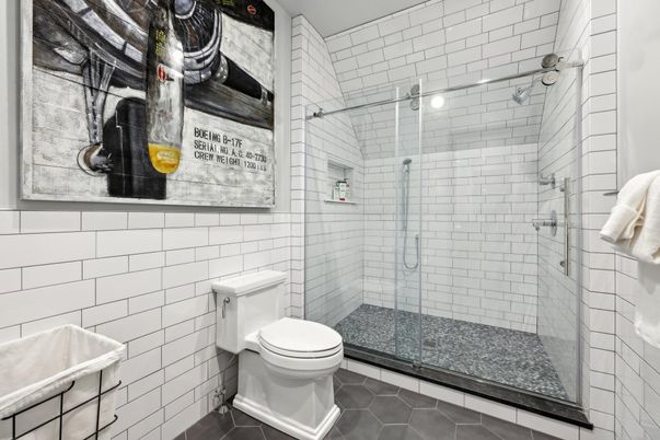 Bathroom, Glass Shower, Interior
