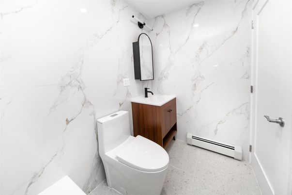 Bathroom, Interior, Marble Walls