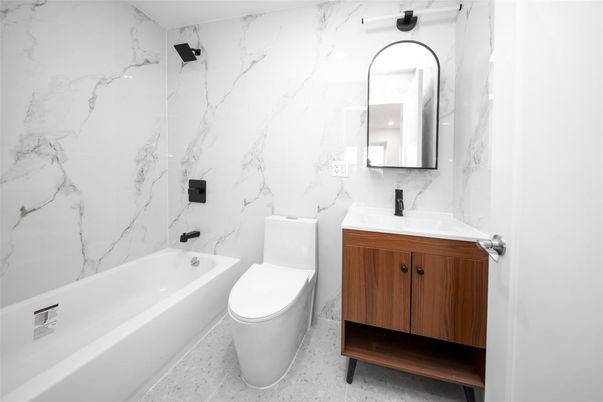 Bathroom, Interior, Marble Walls