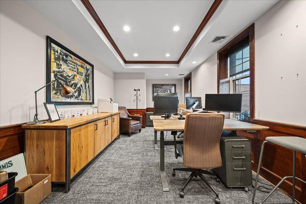 Home Office, Interior, Recessed Lighting