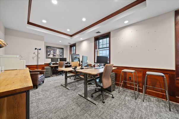 Home Office, Interior, Recessed Lighting