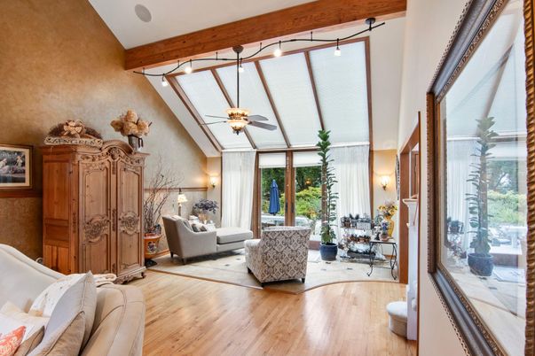 Interior, Living room, Wooden Beams, Wood Texture Flooring