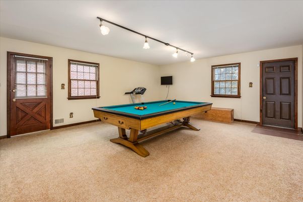 Billiard Table, Fitness Equipment, Game Room, Interior