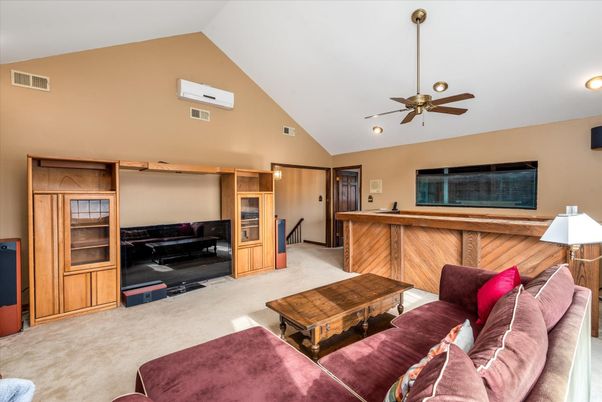 Interior, Living room, Recessed Lighting