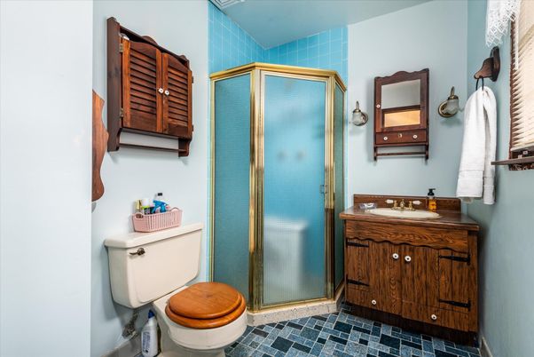 Bathroom, Glass Shower, Interior