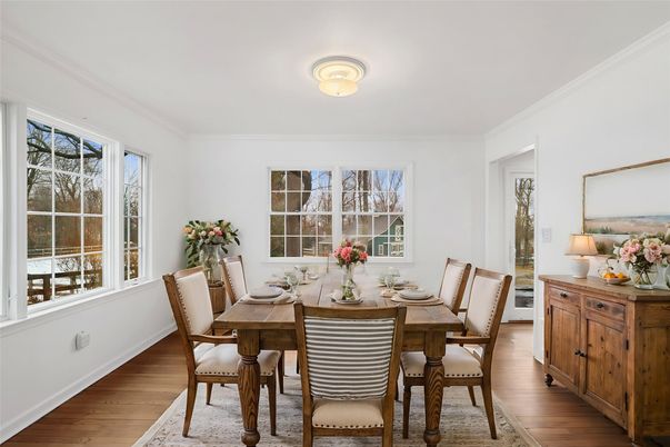 Dining room, Interior, Wood Texture Flooring