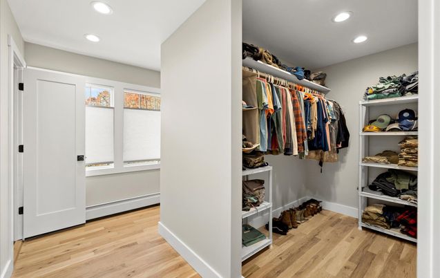 Interior, Recessed Lighting, Walk-in Closets, Wood Texture Flooring