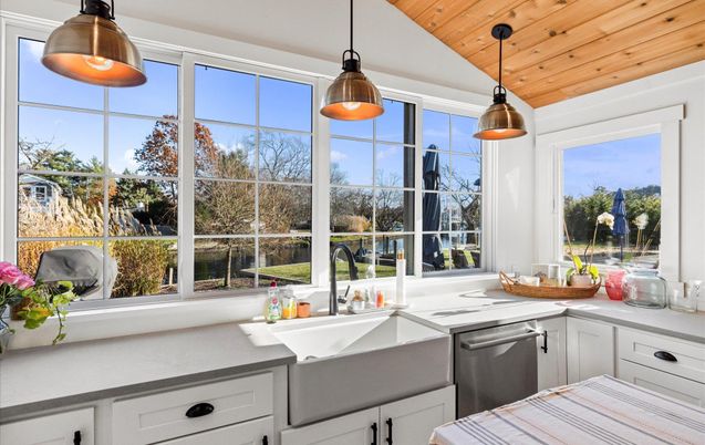 Interior, Kitchen, Pendant Lights, Wooden Ceilings