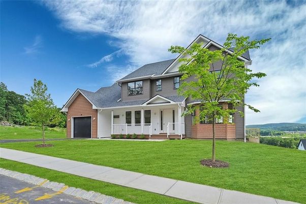 Attached, Exterior, Facade, Solar Panels, Farmhouse