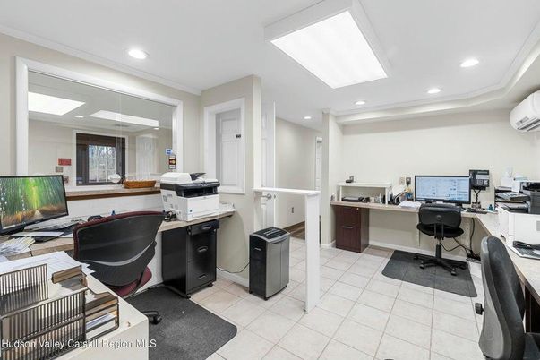 Home Office, Interior, Recessed Lighting