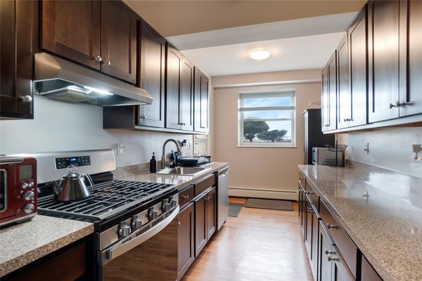Interior, Kitchen, Wood Texture Flooring