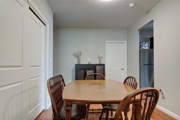 Dining room, Interior, Wood Texture Flooring