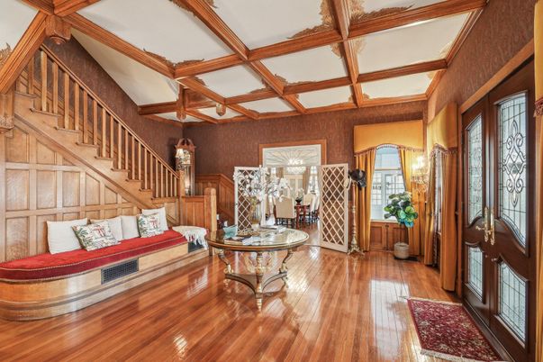 Interior, Wooden Beams, Wood Texture Flooring