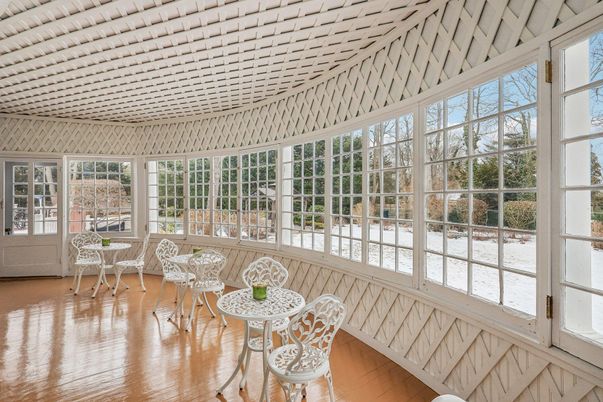 Interior, Sun Room, Wood Texture Flooring