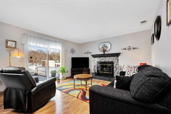 Fireplace, Interior, Living room, Wood Texture Flooring