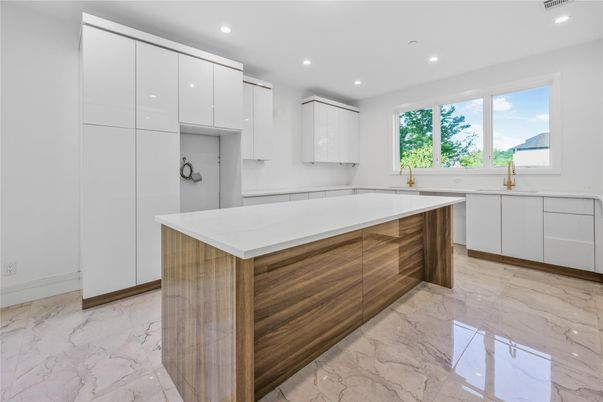 Interior, Kitchen, Marble, Recessed Lighting