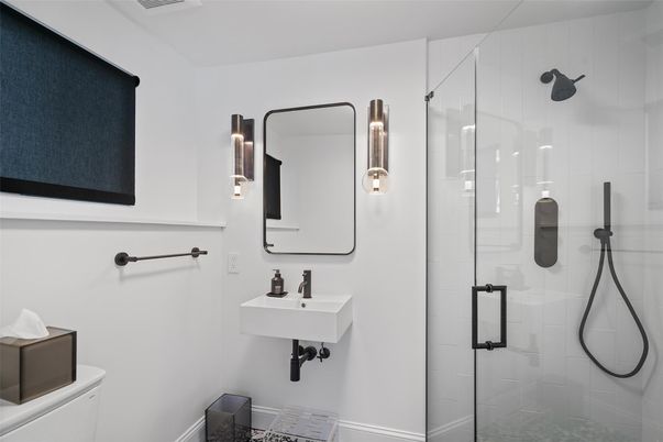 Bathroom, Glass Shower, Interior