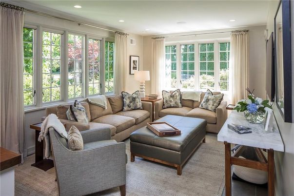 Interior, Living room, Recessed Lighting