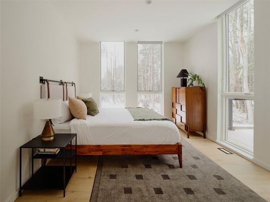 Bedroom, Interior, Wood Texture Flooring