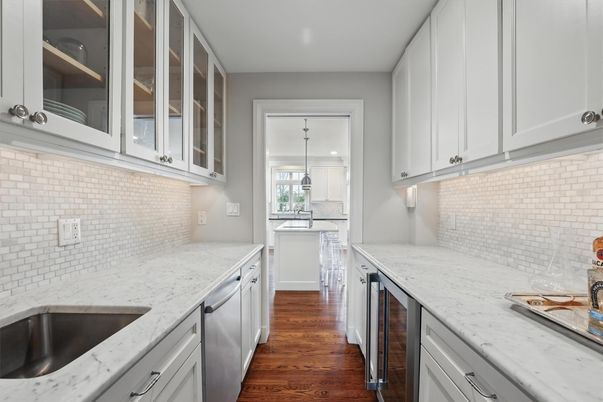 Interior, Kitchen, Wood Texture Flooring