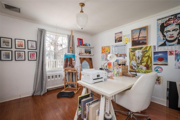 Home Office, Interior, Wood Texture Flooring