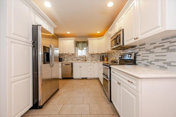 Interior, Kitchen, Recessed Lighting, Stainless Steel Appliances