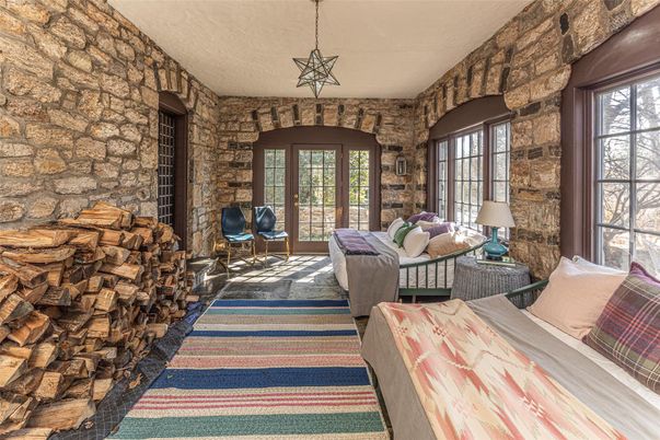 Bedroom, Interior, Stone Walls