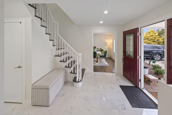 Interior, Marble, Recessed Lighting