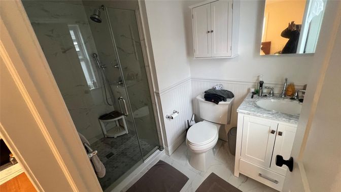 Bathroom, Glass Shower, Interior, Marble, Marble Walls