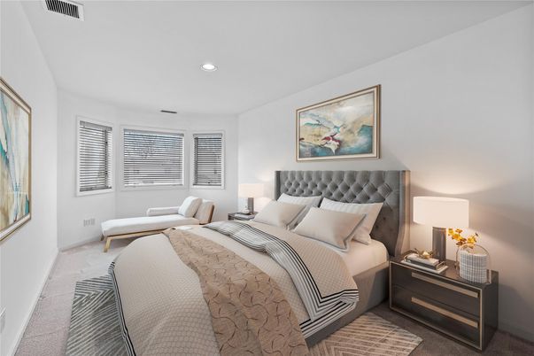 Bedroom, Interior, Recessed Lighting