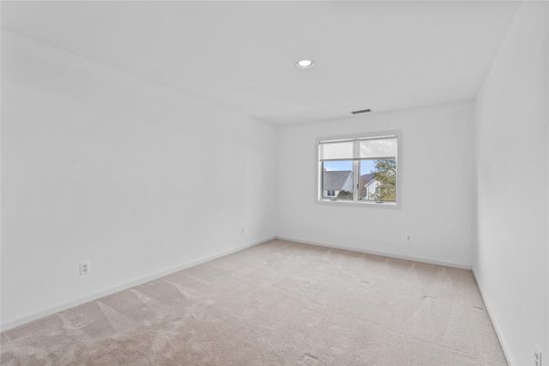 Empty room, Interior, Recessed Lighting