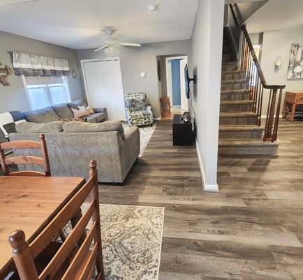 Dining room, Interior, Living room, Wood Texture Flooring