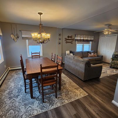 Chandelier, Dining room, Interior, Living room, Wood Texture Flooring