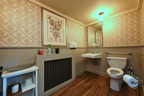 Bathroom, Interior, Wood Texture Flooring