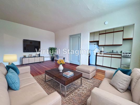 Interior, Kitchen, Living room, Wood Texture Flooring
