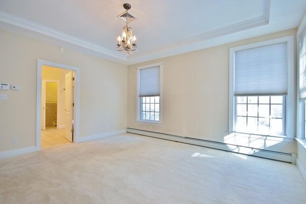 Chandelier, Empty room, Interior