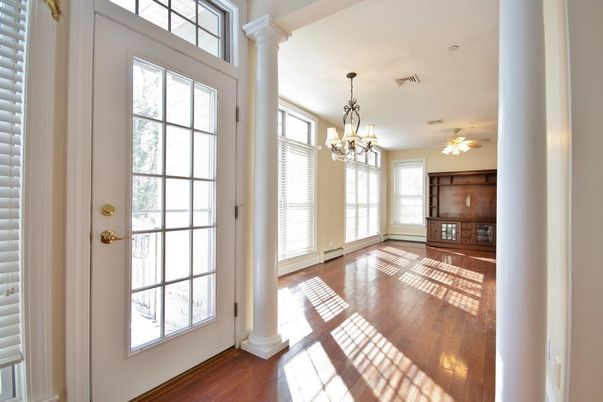 Chandelier, Interior, Wood Texture Flooring