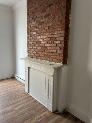 Interior, Stone Walls, Wood Texture Flooring