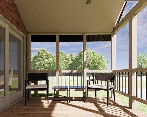 Interior, Sun Room, Wood Texture Flooring