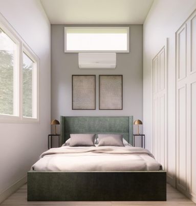 Bedroom, Interior, Wood Texture Flooring