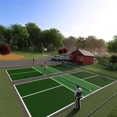 Exterior, Tennis Courts