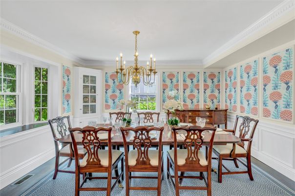 Chandelier, Dining room, Interior