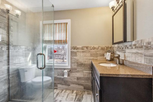 Bathroom, Glass Shower, Interior